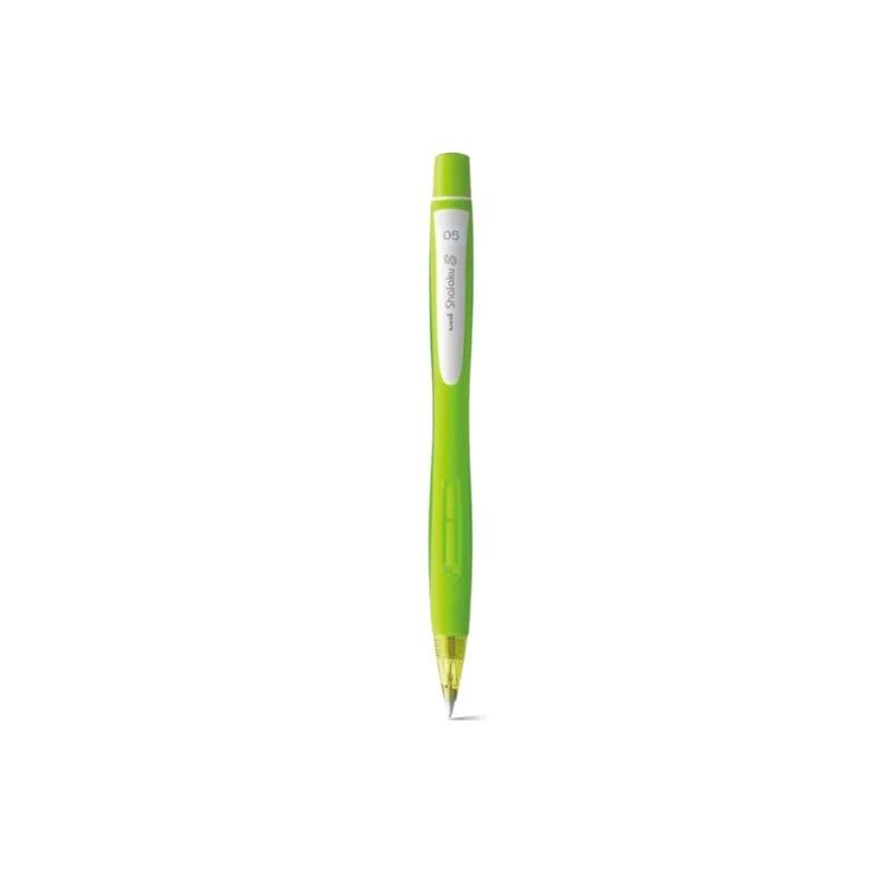 UNI Shalaku S tehnička olovka M5-228 0.5 mm svetlo zelena za svakodnevno pisanje i precizno beleženje sa bočnim mehanizmom za izbacivanje mine i ergonomskim gumiranim gripom