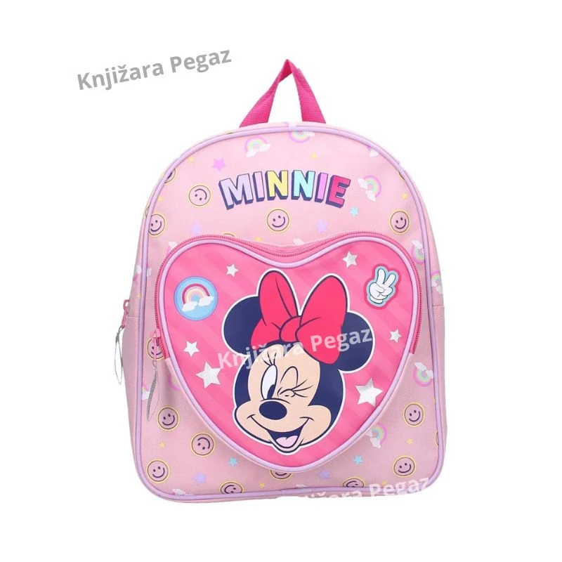 Vadobag Minnie Mouse Glam It Up dečiji ranac za vrtić roze 30x25x11cm 799-4404