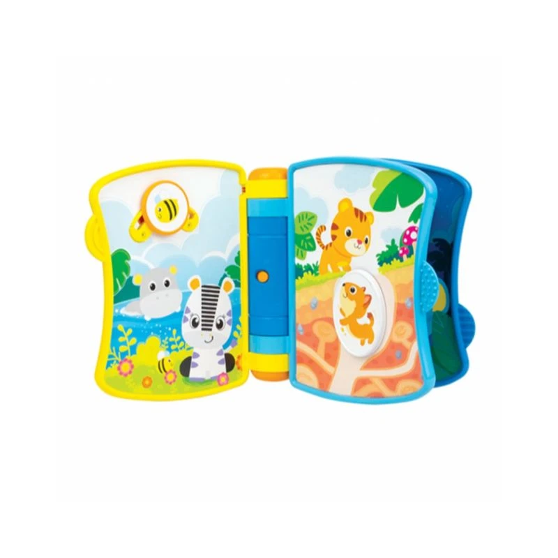 Win Fun baby edukativna knjiga Životinje – interaktivna muzička slikovnica za bebe sa zvukovima, melodijama i pokretnim elementima za rani razvoj