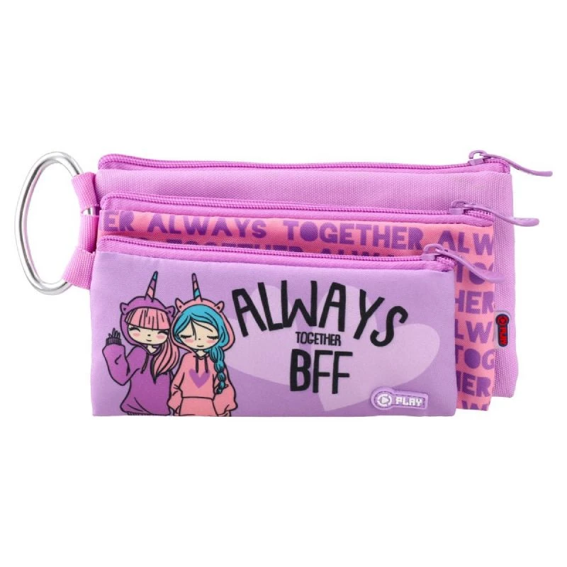 XL3 pernica Magical Friendship Play 161683 – školska pernica sa bajkovitim motivom, vodootporna i izdržljiva pernica od poliestera 600D