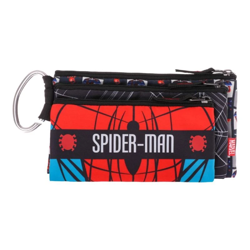 XL3 pernica Spider-Man Mark Best Buy 326655 – školska pernica sa Marvel motivom, vodootporna i izdržljiva pernica od poliestera 600D