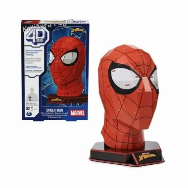 4D Marvel Spider-Man Mask 3D puzzle 82 dela 