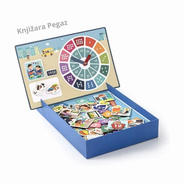 Apli Kids Magnetna igra Učimo Sat i vreme 18573