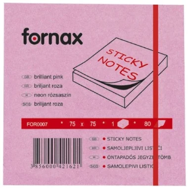 Blok sam. roze75*75