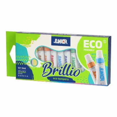 Brillio eco,tempera,6ml*12 132005