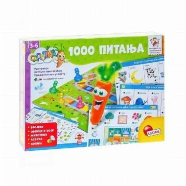 Carotina edukativna igra: 1000 pitanja Lisciani