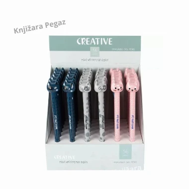 CATS gel olovka CREATIVE piši-briši 0.5mm plava