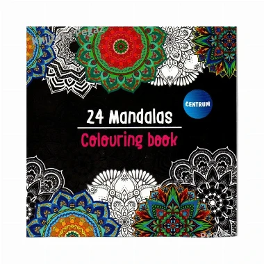 CENTRUM Bojanka za odrasle - Mandala, 24 motiva