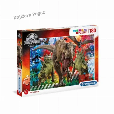 Clementoni puzzle 180 Jurassic world CL29106