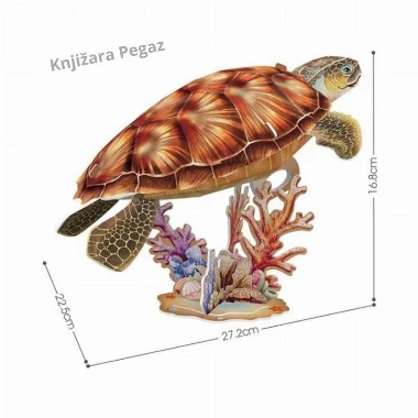 CubicFun 3D puzzle Morska kornjača CBF210809