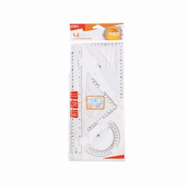 DELI geometrijski set 1/4 30cm EG00512