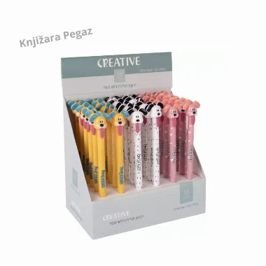 DOGS gel olovka CREATIVE piši-briši 0.5mm plava