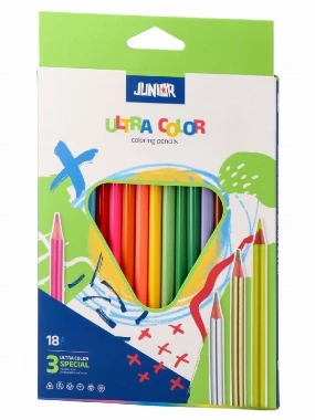 Drvene bojice 15+3 Junior Ultra Color 130206