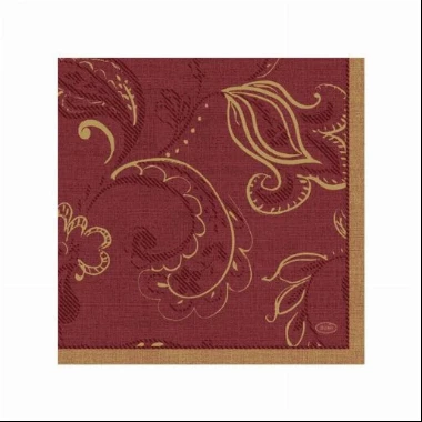 DUNI Salvete 33x33cm 1/20 golden grace bordeaux
