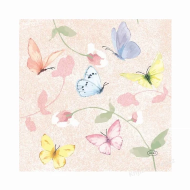 DUNI Salvete 33x33cm sweet peach 1/20