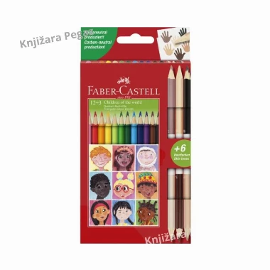 Faber-Castell Drvene bojice 1/12+3 bicolor 511514 