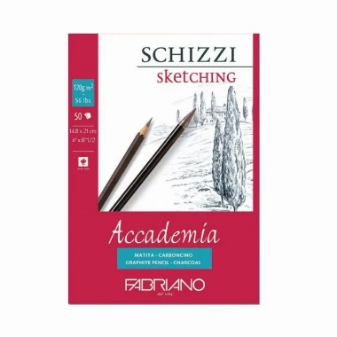 FABRIANO Blok Accademia Schizzi A5 50l 120g