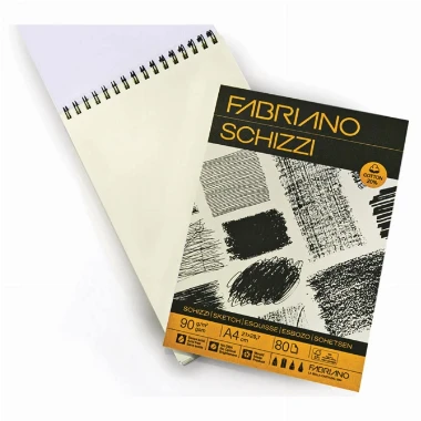 FABRIANO Blok Schizzi A4 80l 90g F19100716
