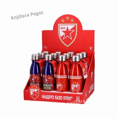 Flašica za vodu 600ml Crven Zvezda 300000