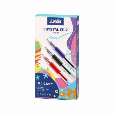 Gel olovka Crystal CR-7 0.5mm crna 