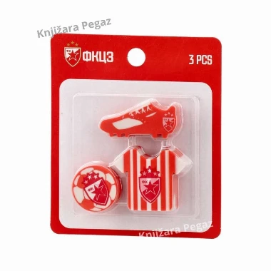 Gumice za brisanje Crvena Zvezda, set 1/3 300345