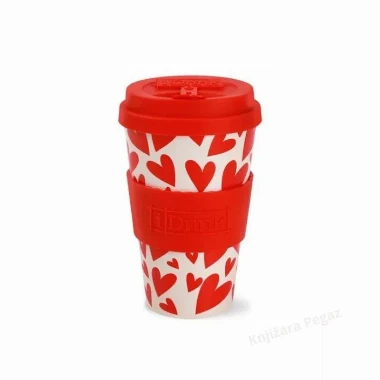 ITOTAL Čaša za poneti Follow your heart 435ml 