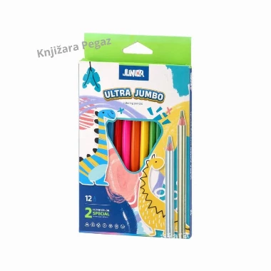 JUNIOR Drvene bojice Ultra Jumbo 1/12 130210