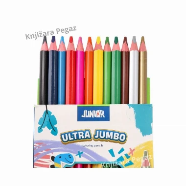 JUNIOR Drvene bojice Ultra Jumbo 1/12 130210