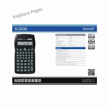 Kalkulator RE-SC2030 BX crni
