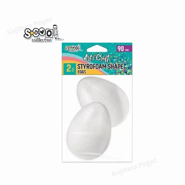 Kraft figura jaje od stiropora 9cm 1/2 SC3238