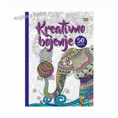 Kreativno bojenje A4 tvrd povez - 50 motiva