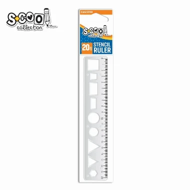 Lenjir matematički 20cm S-cool SC108