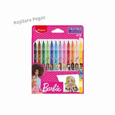 MAPED flomasteri Barbie set 1/12
