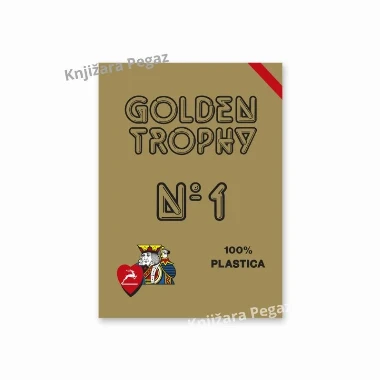 Modiano Golden Trophy No.1 karte za poker crvene