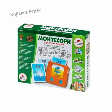 Montesori edukativne zvučne kartice za igru