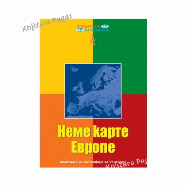 Neme karte Evrope VI razred-vežbanka iz geografije