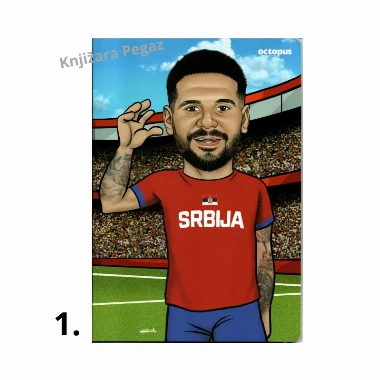 OCTOPUS Sveska A4 Caricature - kvadrati