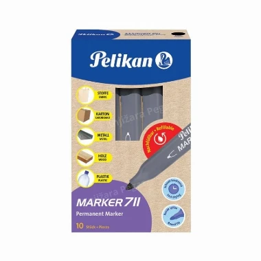 PELIKAN Marker permanentan 711 okrugli vrh- crni