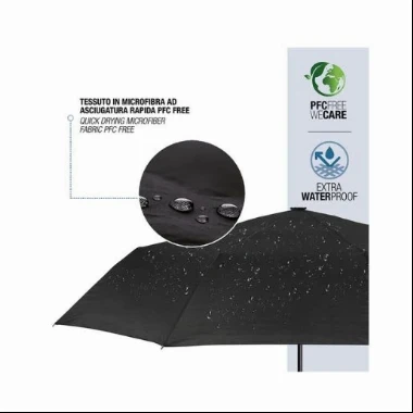 PERLETTI Kišobran automatik 96009-01 crni