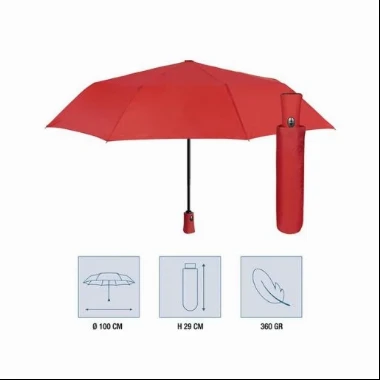 PERLETTI Kišobran automatik 96009-03 crveni
