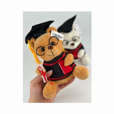 Plišani meda diplomac 18cm