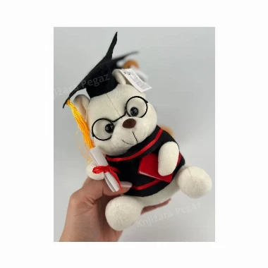 Plišani meda diplomac 18cm