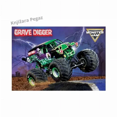 Puzzle Lunch BOX Grave Digger 100 delova 9100-5938