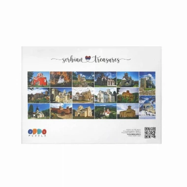 Puzzle Manastir Žiča 1000 delova Serbian Treasures