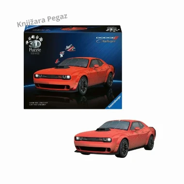 Ravensburger 3D puzzle-Dodge Challenger RA12008036