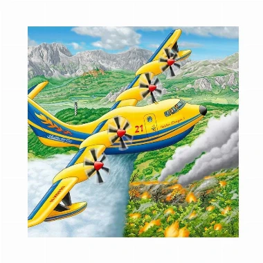 Ravensburger puzzle 3x45 - Iznad oblaka RA05033