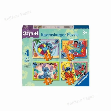 Ravensburger puzzle - Dizni Stitch 4u1 RA12001069