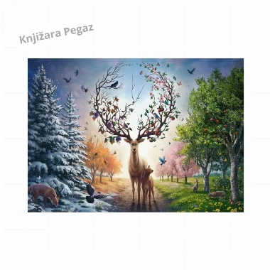 Ravensburger puzzle - Magični jelen 1000 delova