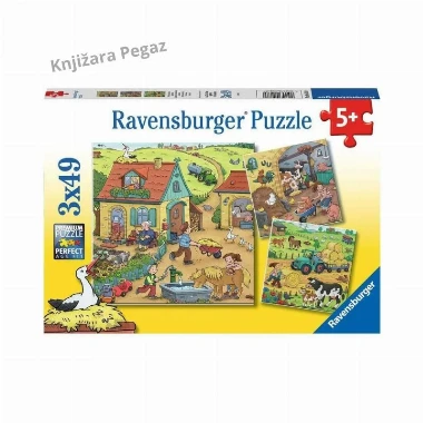 Ravensburger puzzle - Na farmi RA05078