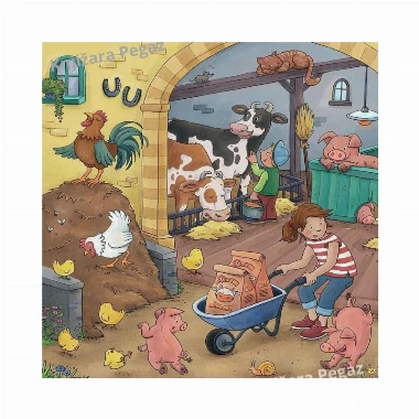 Ravensburger puzzle - Na farmi RA05078